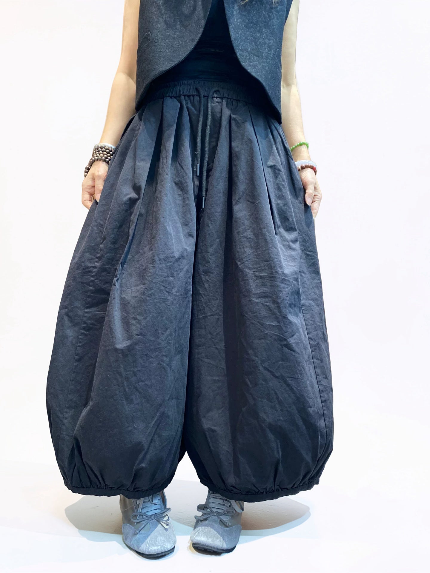 Oversized Sculptural Balloon Pants