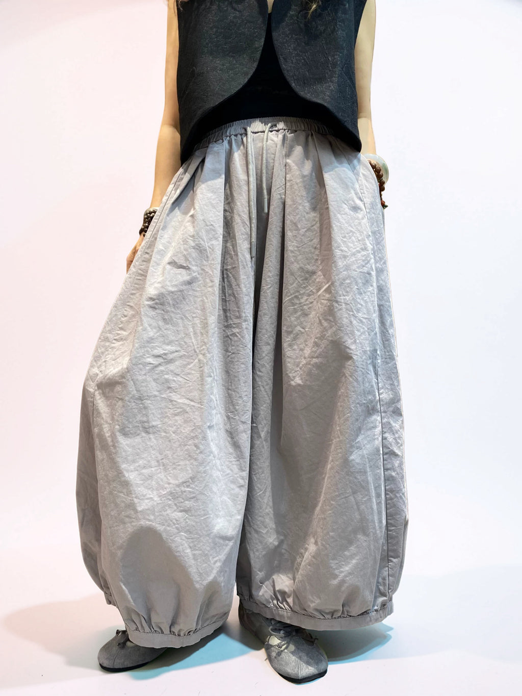 Oversized Sculptural Balloon Pants