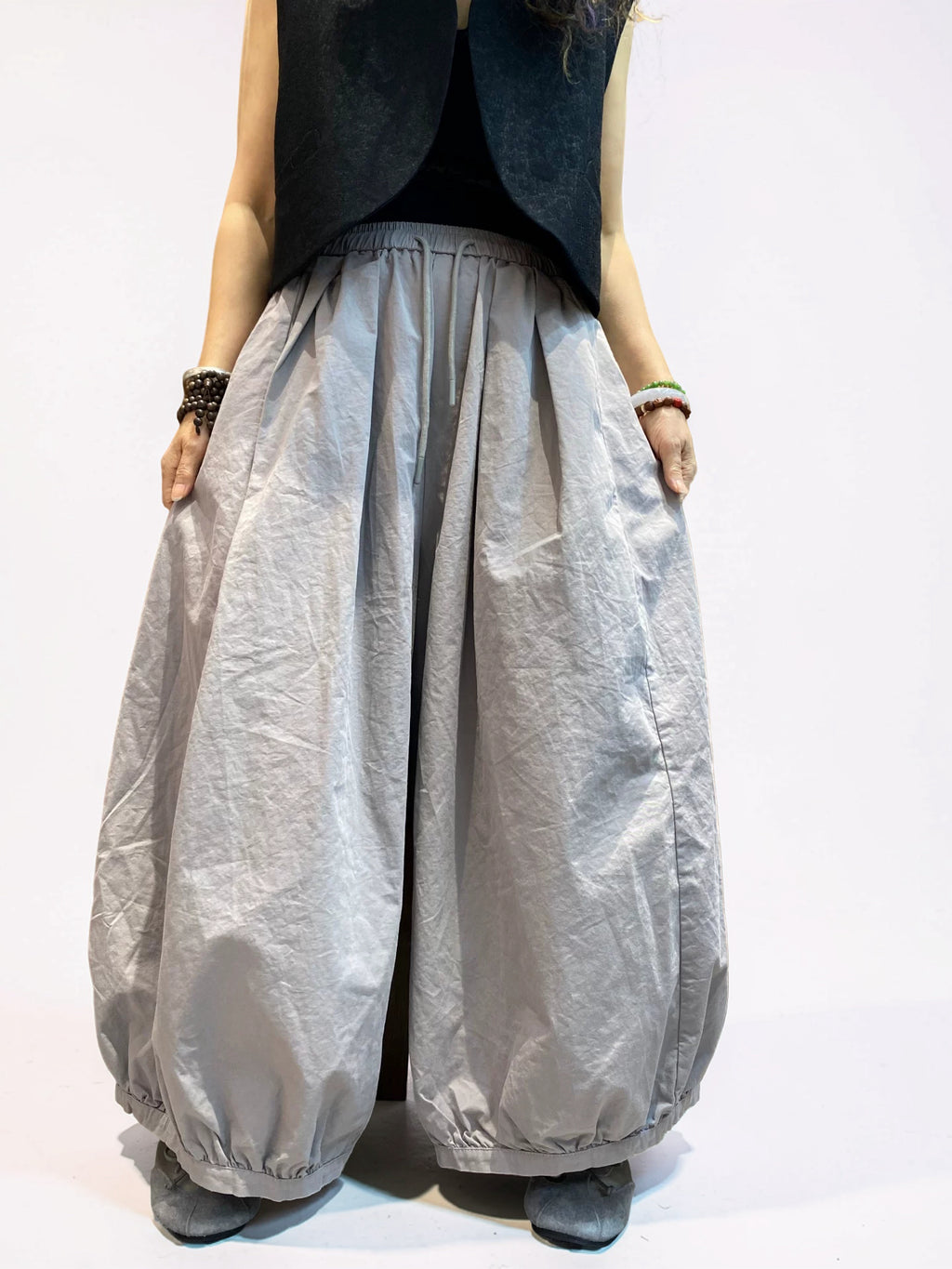Oversized Sculptural Balloon Pants