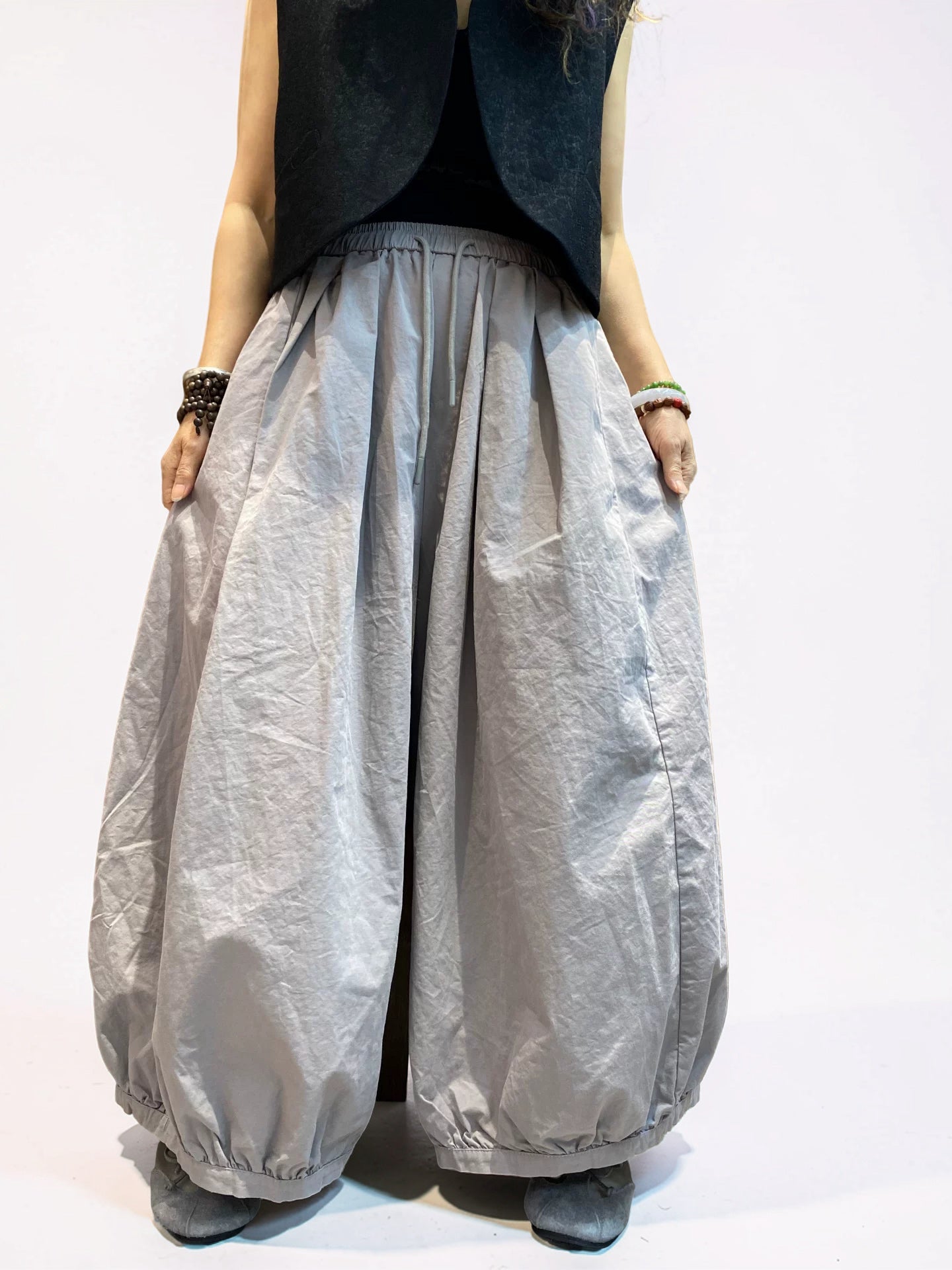 Oversized Sculptural Balloon Pants