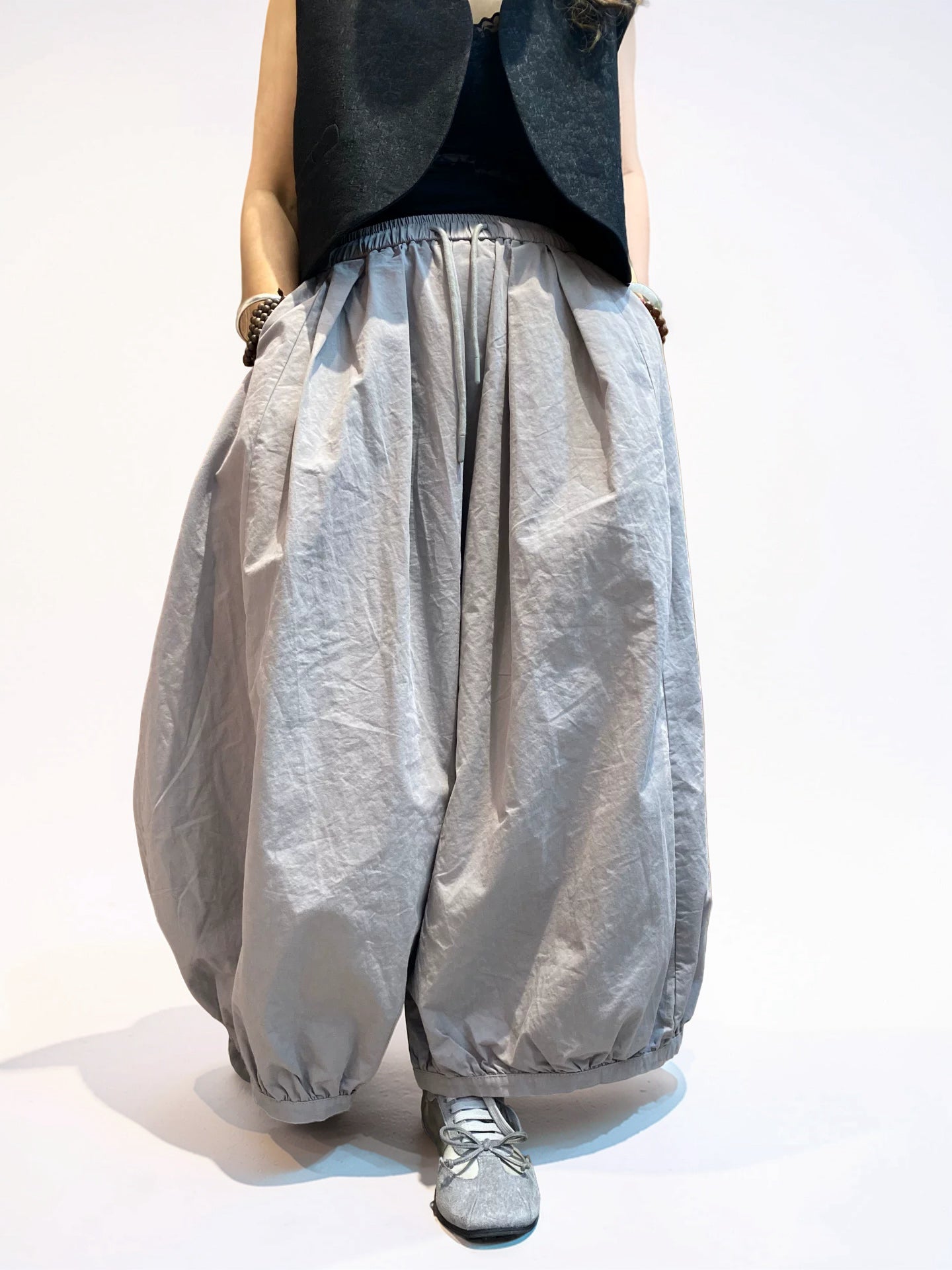 Oversized Sculptural Balloon Pants