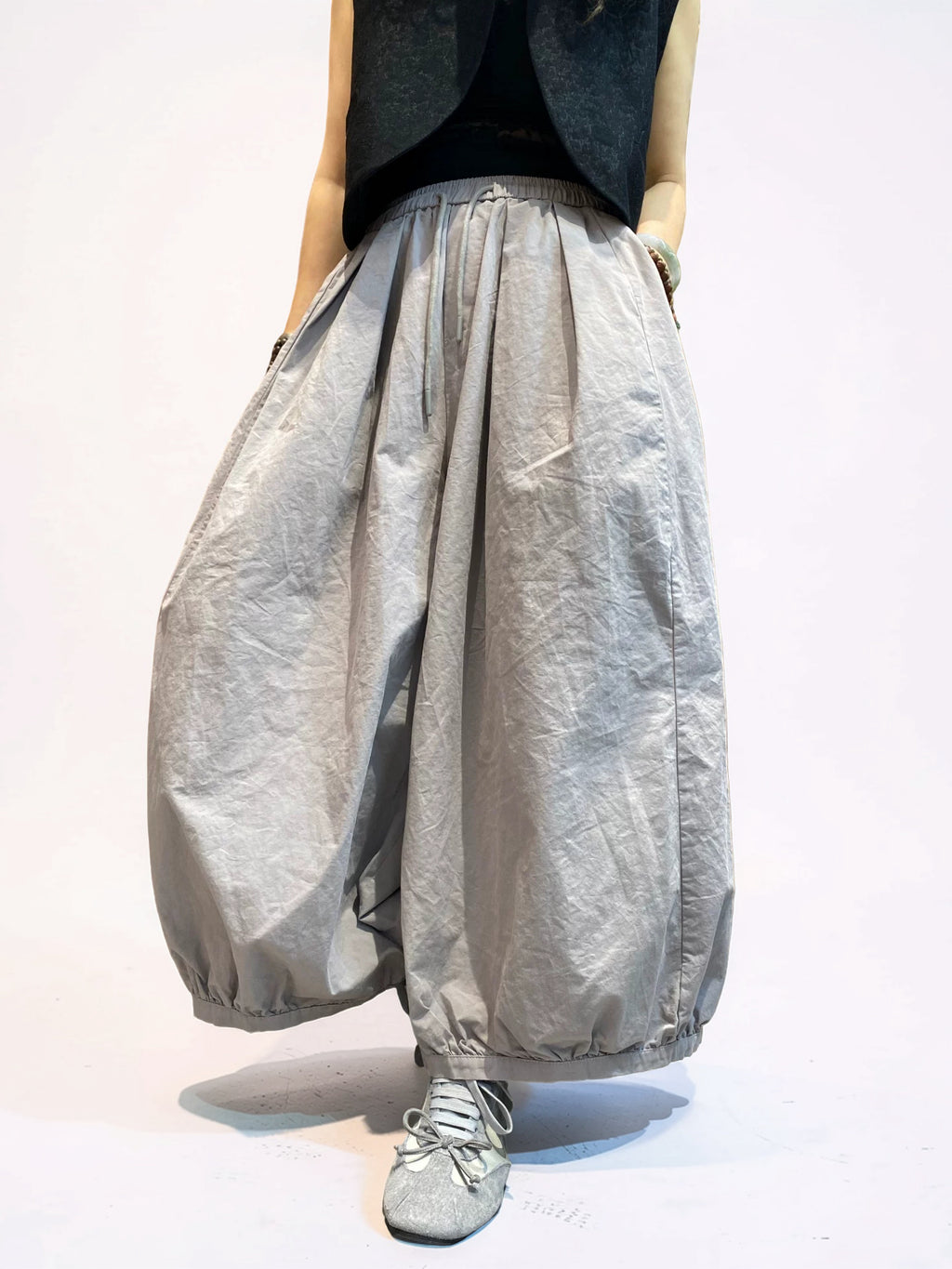 Oversized Sculptural Balloon Pants