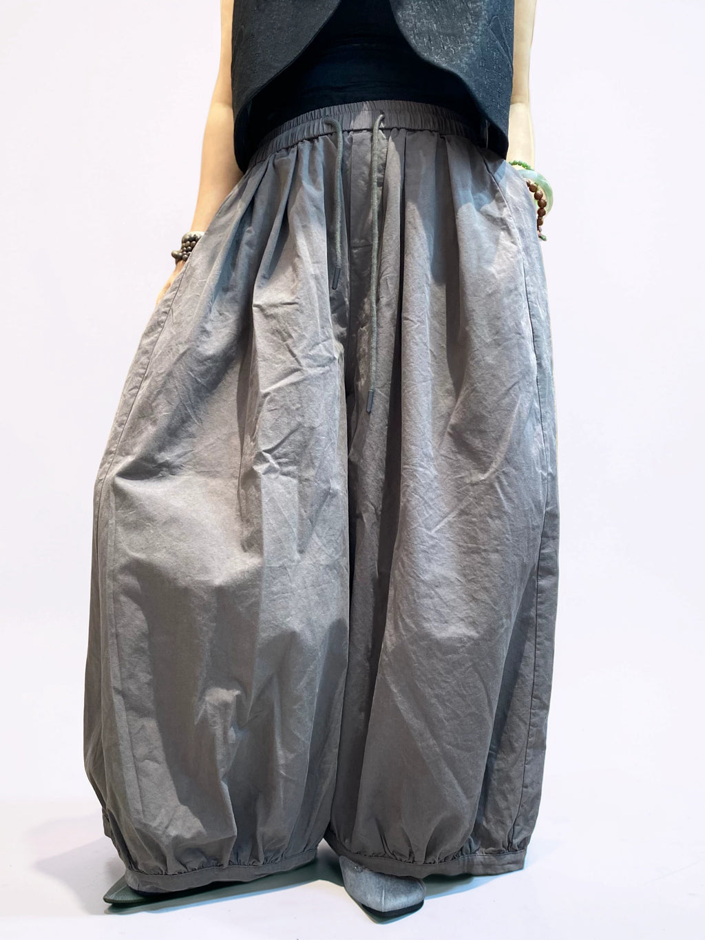 Oversized Sculptural Balloon Pants
