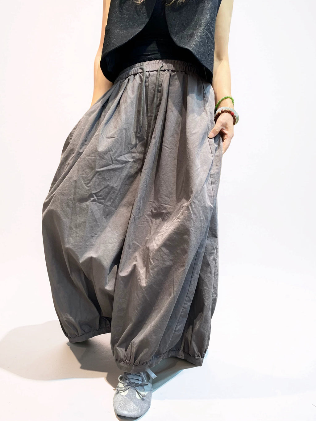 Oversized Sculptural Balloon Pants