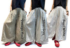 Voluminous Wide Leg Linen Blend Pants | Relaxed Sculptural Pants