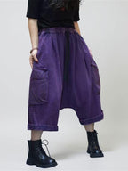 Loose Denim Harem Pants  | Oversized Cargo Pants