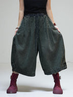 Patchwork Harem Pants