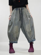 Patchwork Harem Pants