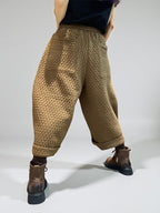 Quilted  Harem Unisex Balloon Trousers