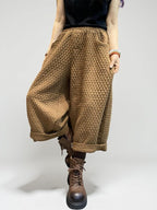 Quilted  Harem Unisex Balloon Trousers