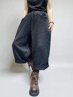 Quilted  Harem Unisex Balloon Trousers