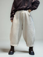 Quilted  Harem Unisex Balloon Trousers