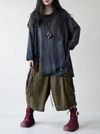 Hand Dyed Cotton Tunic Top