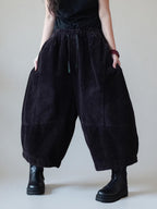Oversized Corduroy Harem Pants