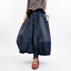 Vintage Wash Cotton Balloon Pants