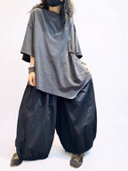 Oversized Asymmetrical Cotton T-Shirt