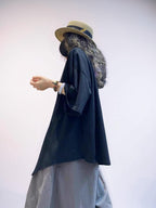 Oversized Asymmetrical Cotton T-Shirt