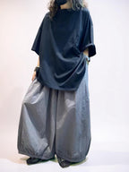 Oversized Asymmetrical Cotton T-Shirt