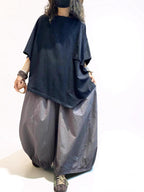 Oversized Asymmetrical Cotton T-Shirt