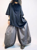 Oversized Asymmetrical Cotton T-Shirt