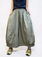 Lightweight Japanese Balloon Pants | Breathable Cotton | Oversized Avant-Garde Trousers
