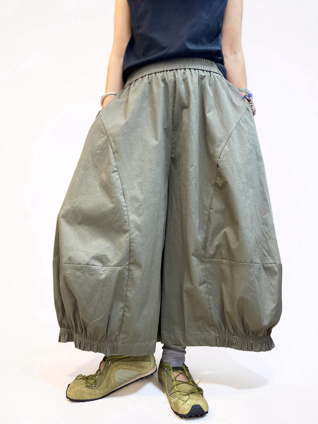Lightweight Japanese Balloon Pants | Breathable Cotton | Oversized Avant-Garde Trousers