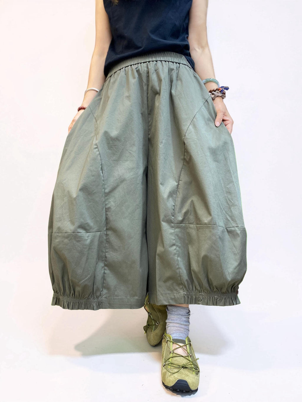 Lightweight Japanese Balloon Pants | Breathable Cotton | Oversized Avant-Garde Trousers