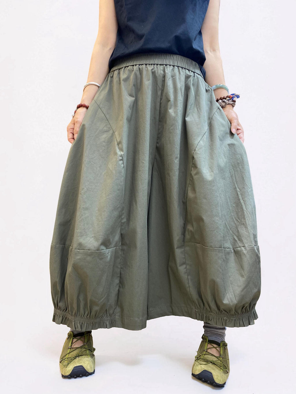 Lightweight Japanese Balloon Pants | Breathable Cotton | Oversized Avant-Garde Trousers