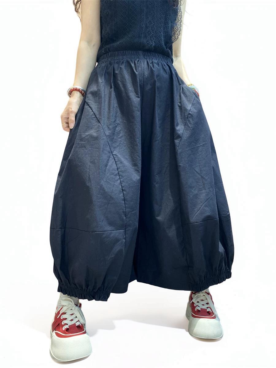 Lightweight Japanese Balloon Pants | Breathable Cotton | Oversized Avant-Garde Trousers