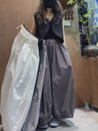 Oversized Sculptural Balloon Pants