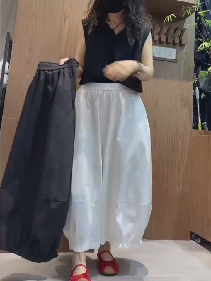 Lightweight Japanese Balloon Pants | Breathable Cotton | Oversized Avant-Garde Trousers